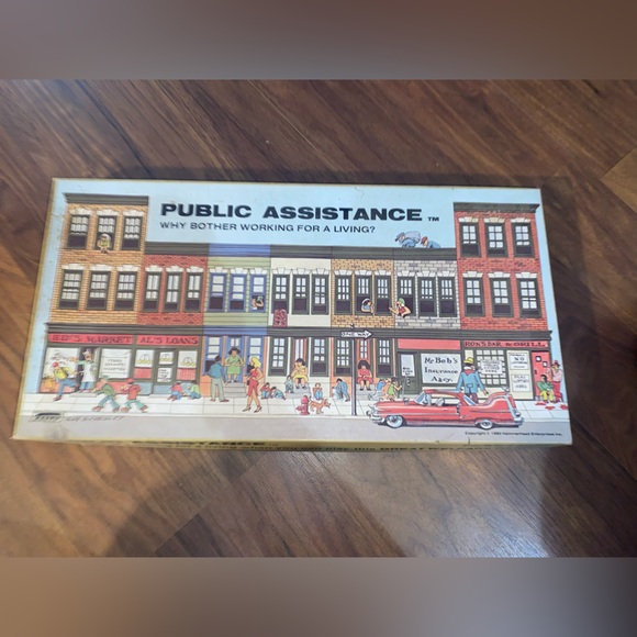 RARE Public Assistance Board Game WELFARE GAME